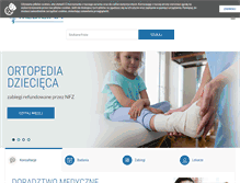 Tablet Screenshot of medicina.pl