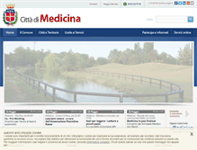 Tablet Screenshot of comune.medicina.bo.it