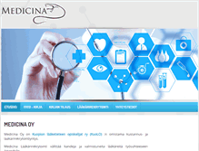 Tablet Screenshot of medicina.fi