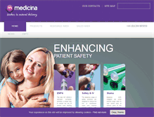 Tablet Screenshot of medicina.co.uk